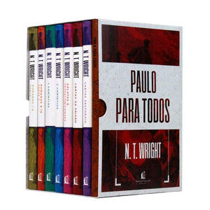 Box 7 Livros | Paulo Para Todos + Bloco de Anotações Tipo Moleskine Capa dura